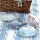 Travel Jewelry Box with Lid Ring Ear Studs Necklace Case