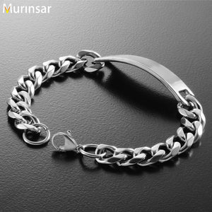14.5mm/22cm Stainless Steel Bracelet Link Cuban Jewelry