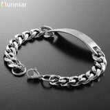 14.5mm/22cm Stainless Steel Bracelet Link Cuban Jewelry