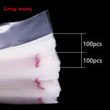 Clear Plastic Self Adhesive Bag Self Sealing Jewelry Accessories Candy Packing