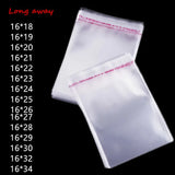 Clear Plastic Self Adhesive Bag Self Sealing Jewelry Accessories Candy Packing