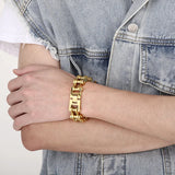 18mm Steel Stainless Motorcycle Chain Bracelet Biker Men