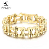 18mm Steel Stainless Motorcycle Chain Bracelet Biker Men