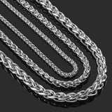 316L Stainless Steel Basket Necklace Link High Classic Jewelry Chain Gift 10Pcs
