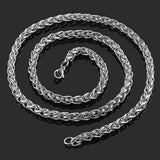 316L Stainless Steel Basket Necklace Link High Classic Jewelry Chain Gift 10Pcs