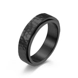 6MM Stainless Steel Spinner Band Rings for Men Women