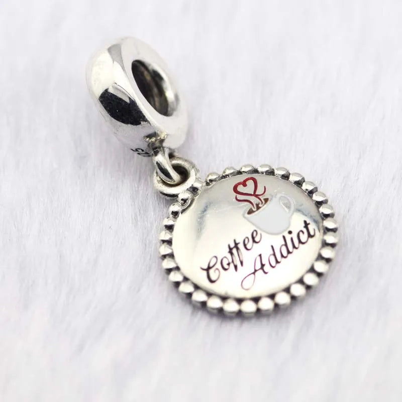 S925 Sterling Silver Couple Christmas Anime Jewelry Pendant