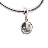 S925 Sterling Silver Couple Christmas Anime Jewelry Pendant
