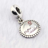 S925 Sterling Silver Couple Christmas Anime Jewelry Pendant