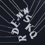 Romantic 26 Letter Clavicle Chain Pendant Necklace