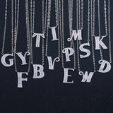 Romantic 26 Letter Clavicle Chain Pendant Necklace