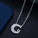 Romantic 26 Letter Clavicle Chain Pendant Necklace