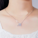 Romantic 26 Letter Clavicle Chain Pendant Necklace