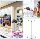 Round Hat Pedestal Display Stand for Watch Showcase