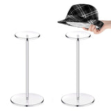 Round Hat Pedestal Display Stand for Watch Showcase