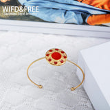 Wild&Free Colored Women Bangle Stainless Steel Bracelet