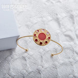 Wild&Free Colored Women Bangle Stainless Steel Bracelet