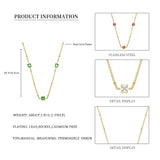 Wild & Plated Stainless Steel Necklace French Small Square Neck Choker