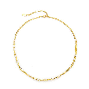Wild&Free Stainless Steel Chain Choker Necklace