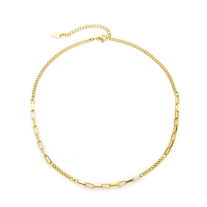 Wild&Free Stainless Steel Chain Choker Necklace