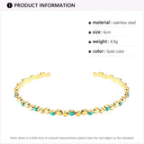 Wild & Stainless Steel Bracelet for Women - High Bangle Statement Jewelry