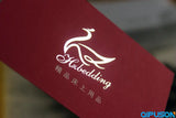 Wild Kapok Business Card with Gravure Embossing and Hot Stamping Roll