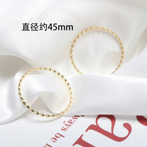 Geometric Circle Flower Pendant DIY Jewelry Earrings Nail Accessories