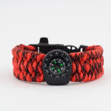Wilderness Survival Compass Bracelet Outdoor Emergency Tool