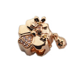 Wildflower Meadow Charm Sterling Silver Jewelry Beads