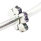 Wildflower Meadow Spacer Beads 925 Silver for Snake Chain Bracelets