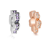 Wildflower Meadow Spacer Beads Silver 925 Women Jewelry DIY Flower Charm Beads