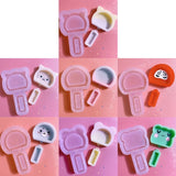 Epoxy Quicksand Keychain Silicone Mold - DIY Resin Casting Mold