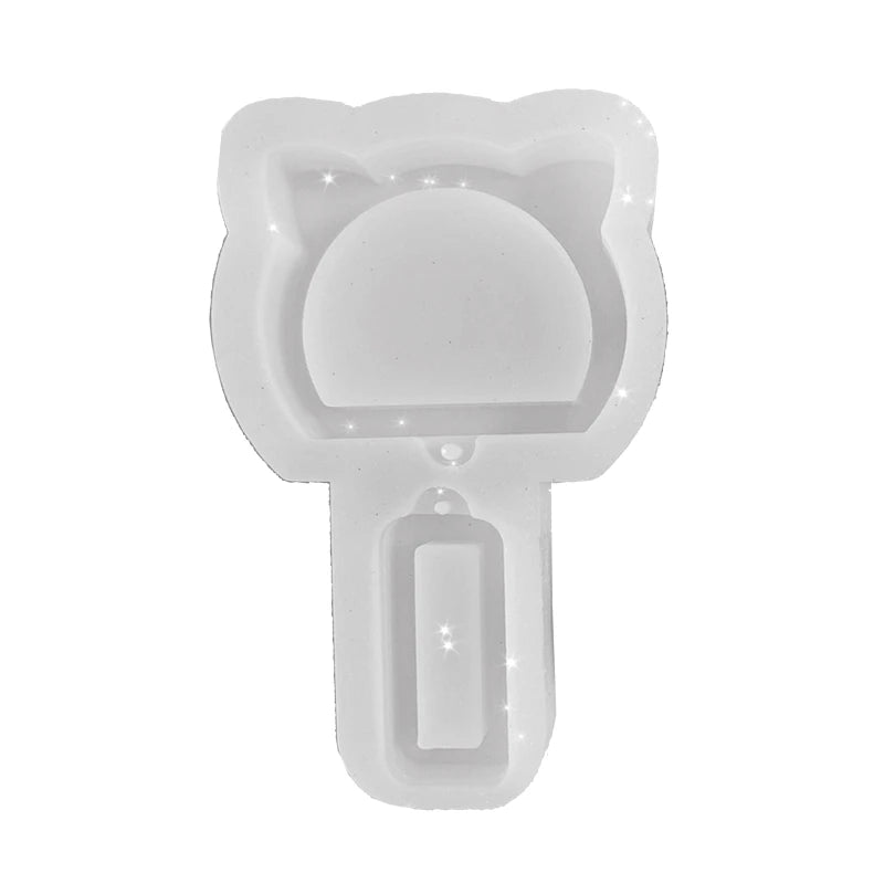 Epoxy Quicksand Keychain Silicone Mold - DIY Resin Casting Mold