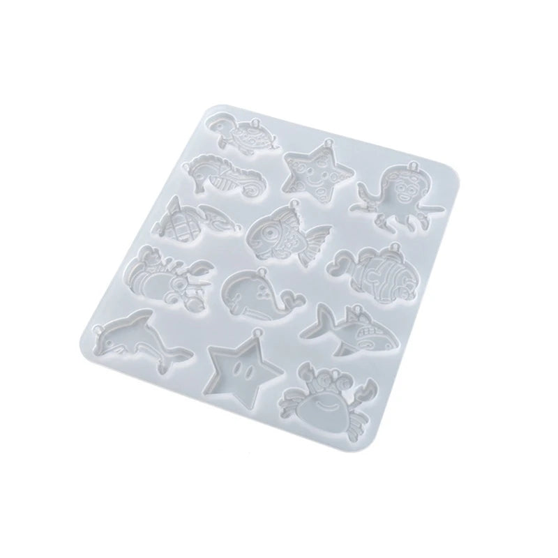 Wind Chime Silicone Mold Snail Lizard Butterfly Pendant DIY Casting