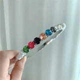 French Rhinestone Pearl Headband Retro Hair Band