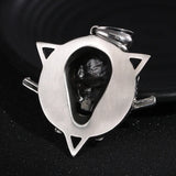 Pirate Captain Pendant - Titanium Steel Punk Jewelry