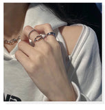 Cold Wind Sense Ring Female Niche Finger Ring
