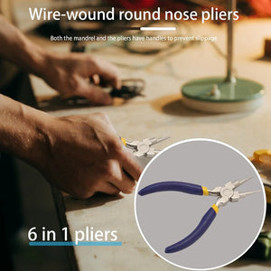 Ring Making Tool Set with Mandrel and Pliers