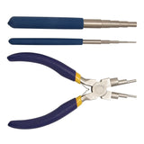 Ring Making Tool Kit with Mandrel and Pliers for Jewelry Making