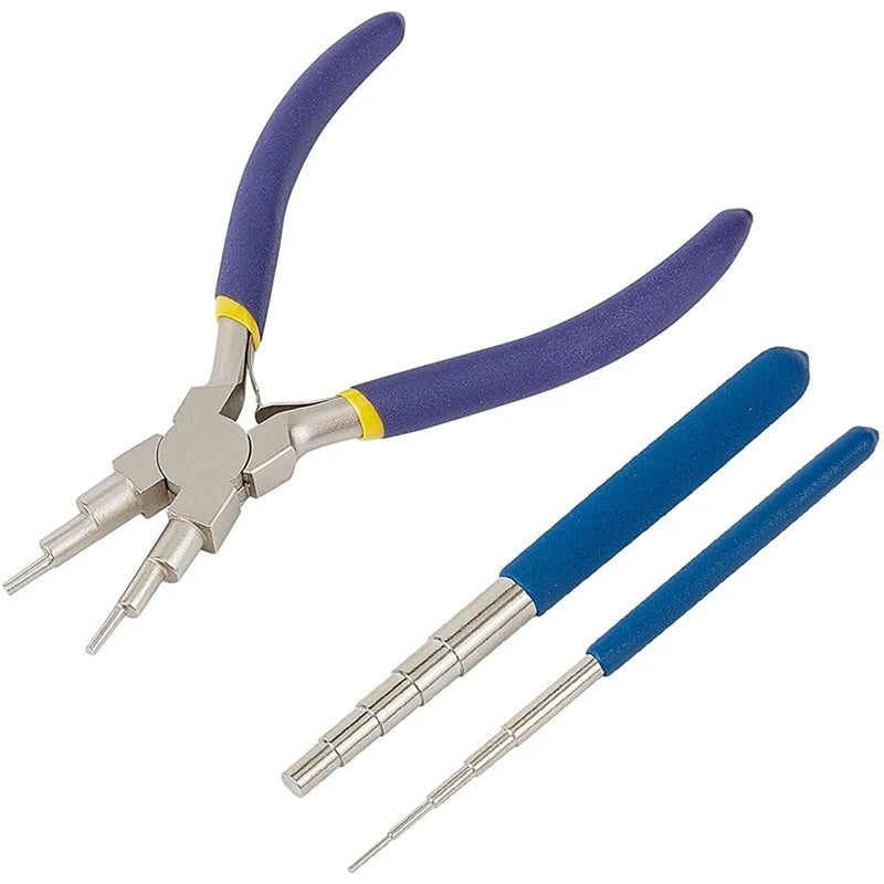 Jewelry Winding Tool Kit with Mandrel & Pliers