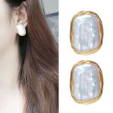 925 Silver Freshwater Baroque Pearl Earrings 14-21mm