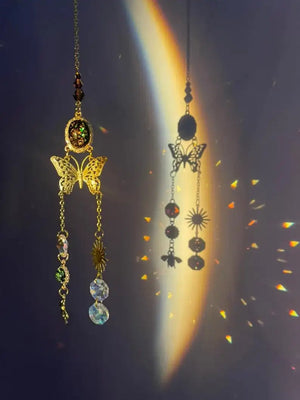 Butterfly Suncatchers Crystal Light Catcher Cottage Core Suncatcher