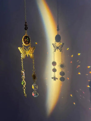 Butterfly Suncatchers Crystal Light Catcher Cottage Core Suncatcher