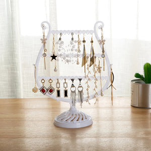 Wine Bottle Jewelry Organizer Rack Necklace Earrings Stand Holder