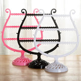 Wine Bottle Jewelry Organizer Rack Necklace Earrings Stand Holder