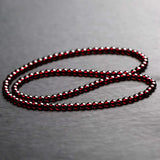 Women's Garnet Crystal Stone Bracelet Set