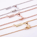 Wine Glass Cup Necklace Pendant Chains Women's Neck Jewelry