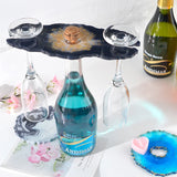 Wine Glass Holder Resin Mold Epoxy Bottle Shelf Tray Bracket Silicone DIY