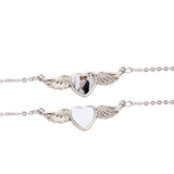 Heart Wing Pendant Trays Sublimation Blank - Double-Sided Charm