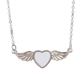 Heart Wing Pendant Trays Sublimation Blank - Double-Sided Charm